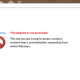 Blocked message from 2013 in Pakistan.